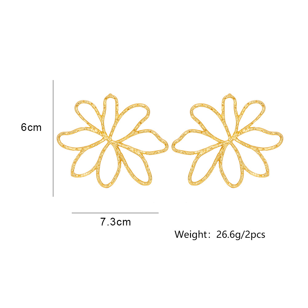 Fashion Flower Alloy Plating Womenu0027S Ear Studs 1 Pair