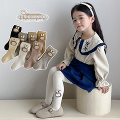 Girls' Leggings Spring and Autumn Thin Outerwear Cute Rabbit Children's Leggings New Girl's Pants Wholesale