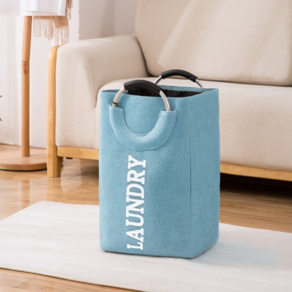 Cesta de lavandería portátil cesta de almacenamiento de ropa Big Mac bolsa de almacenamiento de edredón en stock al por mayor
