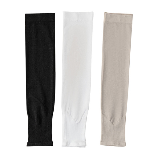 Large size ice silk sun protection leg sleeves for men and women riding ice sleeves to protect the calves, playing basketball, covering scars and tattoos, anti-mosquito leg sleeves