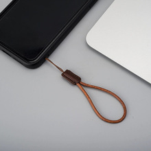 厂家现货 牛皮手机挂绳挂件u盘挂件防丢相机腕带手腕绳皮革绳结实