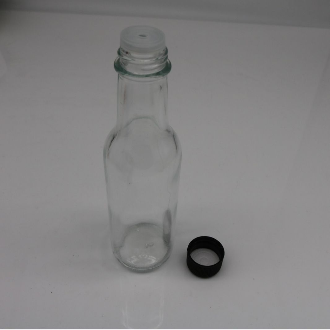 现货圆形含盖沙拉酱瓶辣椒油调料咖喱瓶番茄酱源头供应玻璃瓶厂家