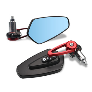 Motorcycle electric car modification accessories handlebar reflector rearview mirror Street sports car handle universal retro rearview mirror