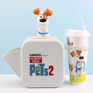 Shadowcheng Genuine Pet Large Confidential Water Cup Popcorn Bucket Combination White Rabbit Doll Cup Storage Bucket Peripherals