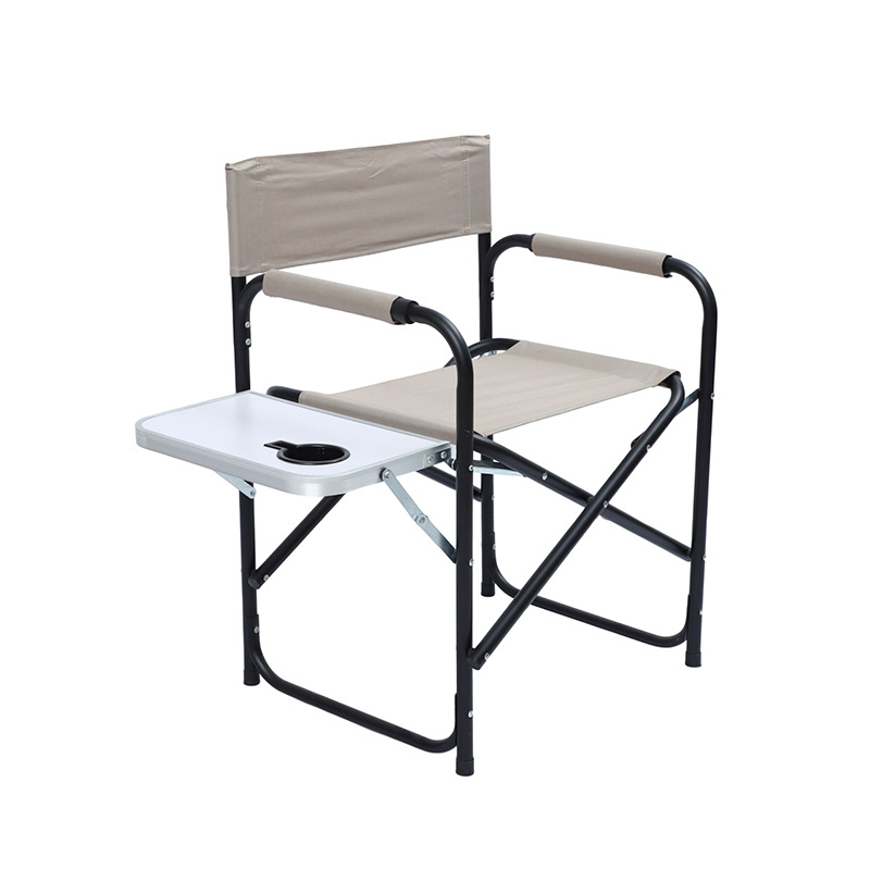 Oxford tela plegable silla multifuncional ocio picnic playa silla conveniente hierro tubo Director silla en stock suministro directo al por mayor