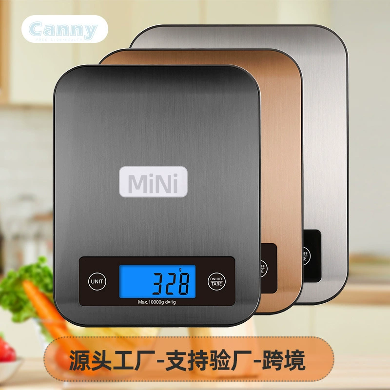 Электронные кухонные весы из нержавеющей стали для трансграничной торговли, точные мини-весы для дома, для взвешивания продуктов