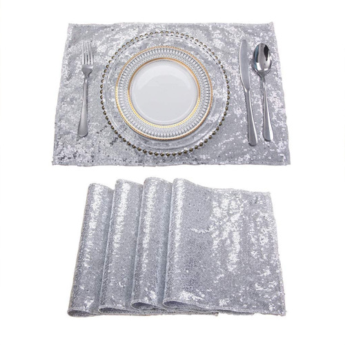 Amazon Shimmer Embroidered Solid Color Tablecloth European Polyester Tablecloth Hotel Restaurant Western Tablecloth Manufacturer Wholesale