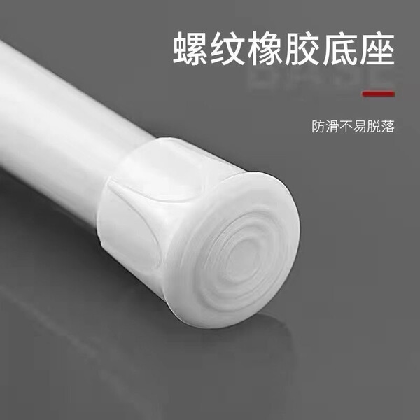 No punching shower curtain telescopic rod door curtain rod curtain…