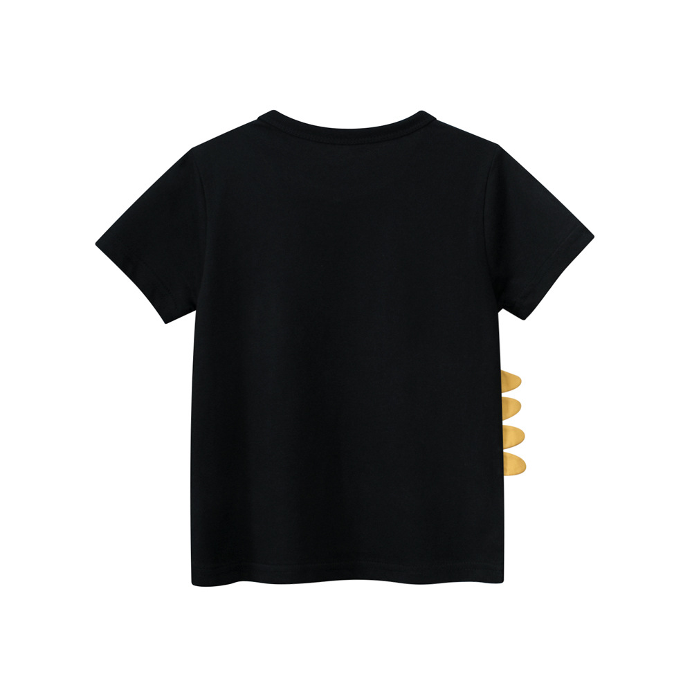 Ropa para niños coreanos marca de moda para niños camiseta de manga corta para niños 27kids verano nueva ropa de bebé para hombres top de dinosaurio de dibujos animados