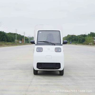 Little Genius 3-Cubic-Meter Pure Electric Self-Loading and Unloading Garbage Truck with Side-Mounted Bins, New Energy Garbage Sanitation Vehicle
