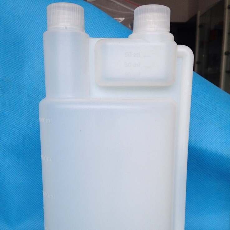 厂家直销1000ml  HDPE 塑料机油瓶  汽车防冻液双头瓶