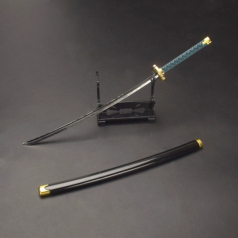 Anime game peripheral weapon with a 22cm alloy model weapon ornament keychain