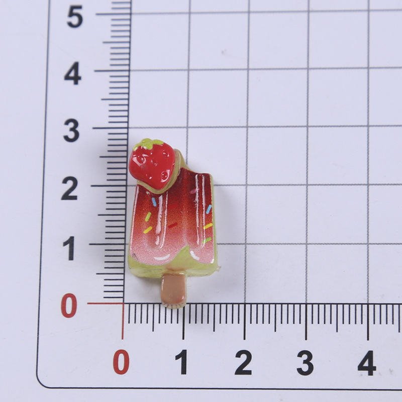 イチゴチョコレートアイスクリームクリエイティブ手作り diy クリーム接着剤アクセサリー樹脂小物アクセサリー材料卸売|undefined