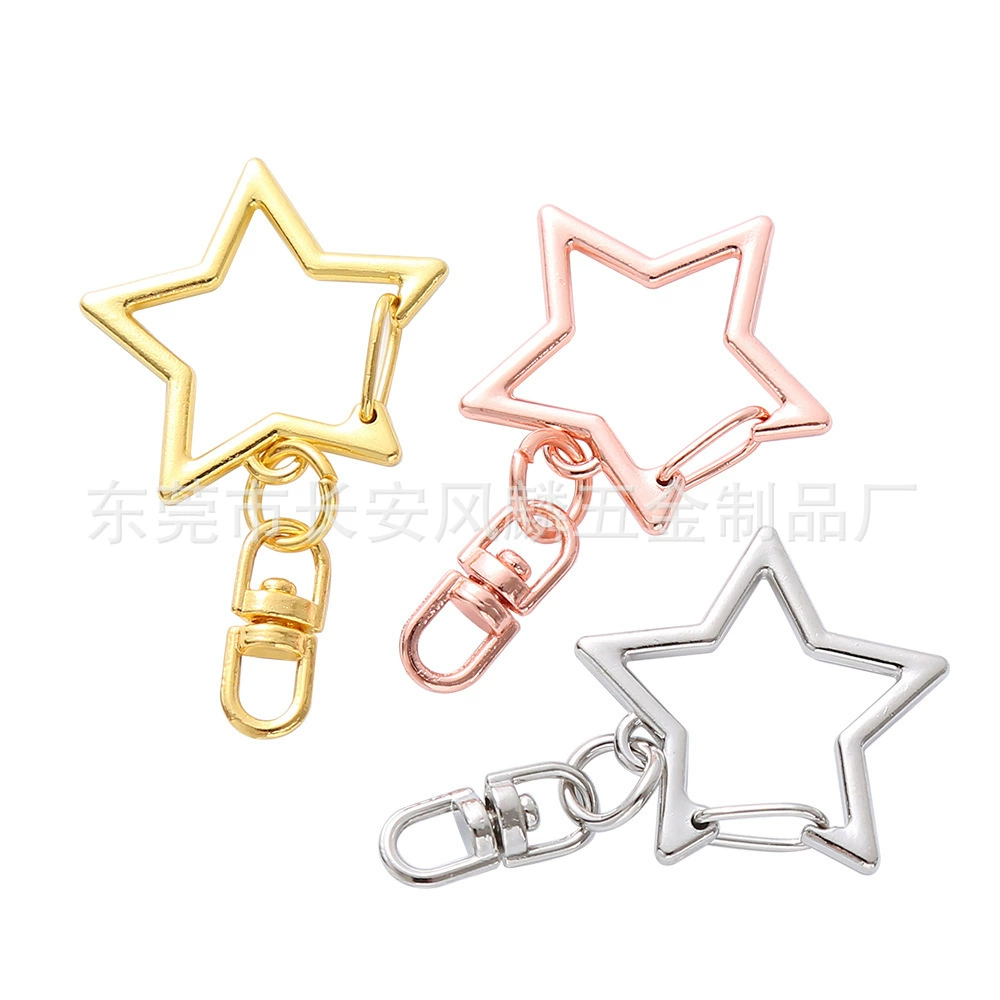 Производители напрямую для металла DIY аксессуары анимация периферийная подвеска пентаграмма 8 звезд звезда брелок