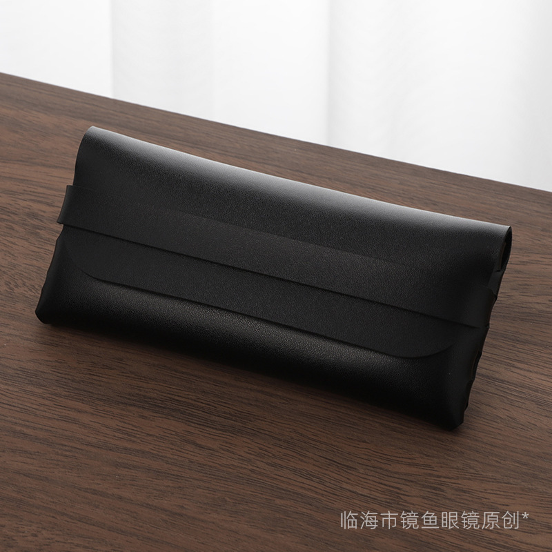 眼鏡ケース皮質近視サングラスケースinsシンプル携帯高級感クロスボーダーPVCサングラスホッチキスソフトバッグ|undefined