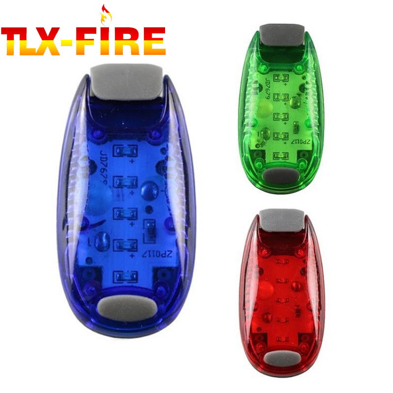 Bicicleta luz trasera transfronteriza noche montar bicicleta advertencia luz trasera deportes al aire libre 5led luz mochila