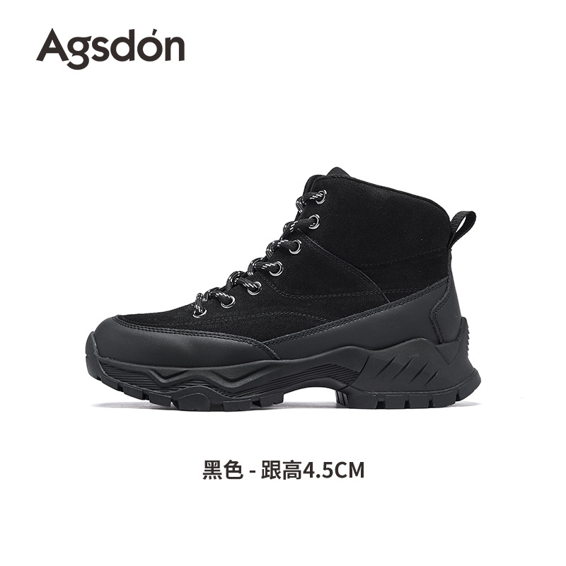 Botas Augu Shiden Martin para mujer, estilo británico retro, suela gruesa, de caña baja, para deportes al aire libre, novedad de verano 2026