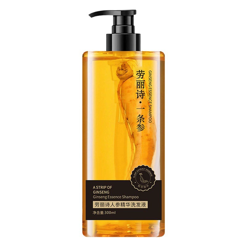Laurishi женьшень эссенция Шампунь Питательный Лосьон Для Волос Черный растительный экстракт лечение волос Осветляющий мягкий шампунь