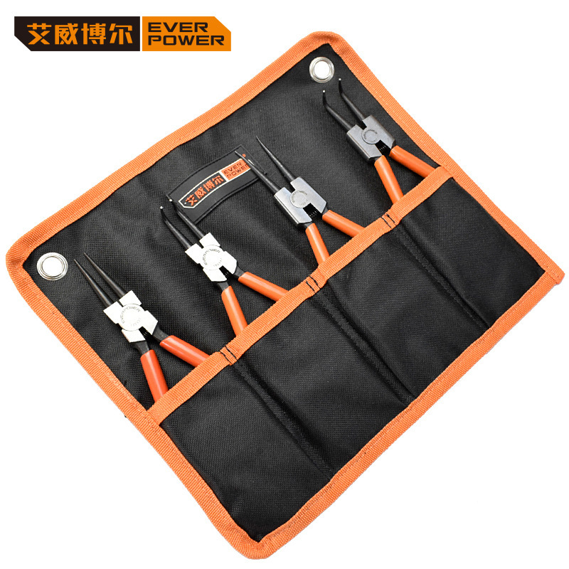 艾威博尔EVER POWER C系列4件套7"卡簧钳组套 挡圈钳101602 7寸