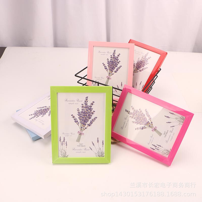 Children's Painting Photo Frame Simple Plastic Picture Frame Table Setting Creative Work Display Painting Mounting Spot Wholesale