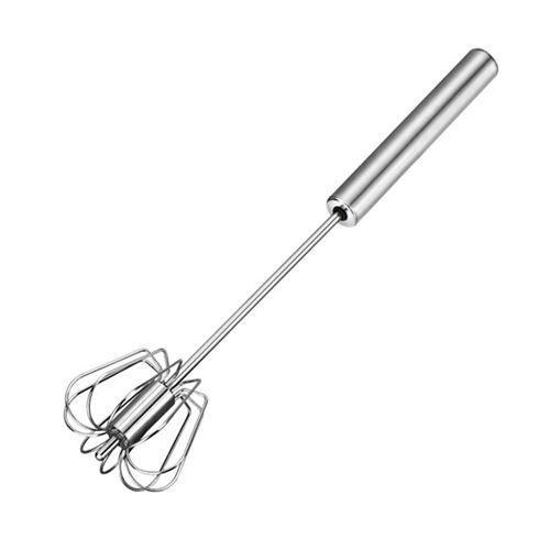 Egg beater household mini semi-automatic handheld cream beater stainless steel egg beater