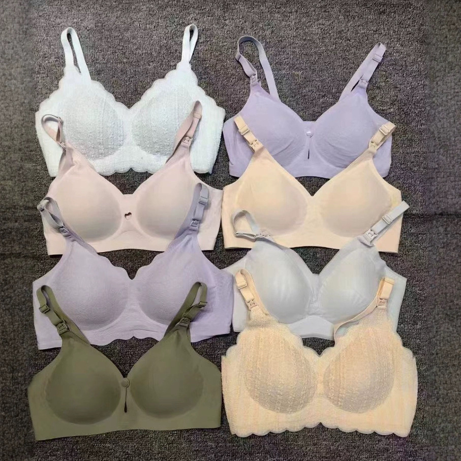 Ropa interior de lactancia, senos pequeños, recolección, anti-flacidez, lactancia posparto, sujetador de leche materna, mujeres embarazadas, período delgado de verano durante el embarazo