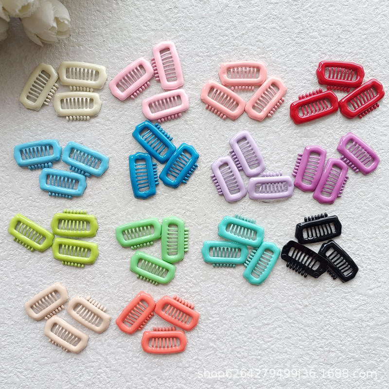 2.3cm Pet Bb Clip Dog Mini Hair Clip Nose Bridge Clip Colorful Enamel Hairpin Teddy Yorkshire Accessories