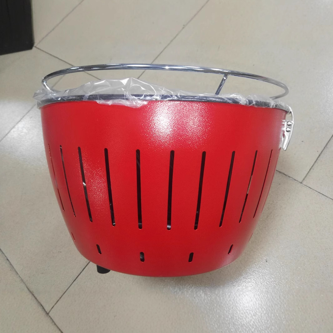 户外BBQ台式炭烤烤炉莲花烧烤炉便携式简易安装烤炉佛山厂家