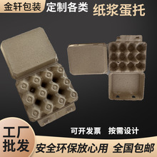 厂家现货批发纸浆蛋托12枚鸡蛋包装盒一次性纸质蛋托环保抗震缓冲