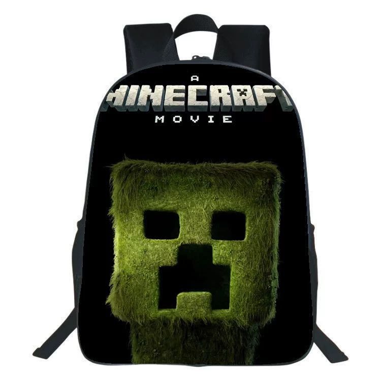 Кросс-Бордер рюкзак с принтом Minecraft Movie, школьный рюкзак для студентов