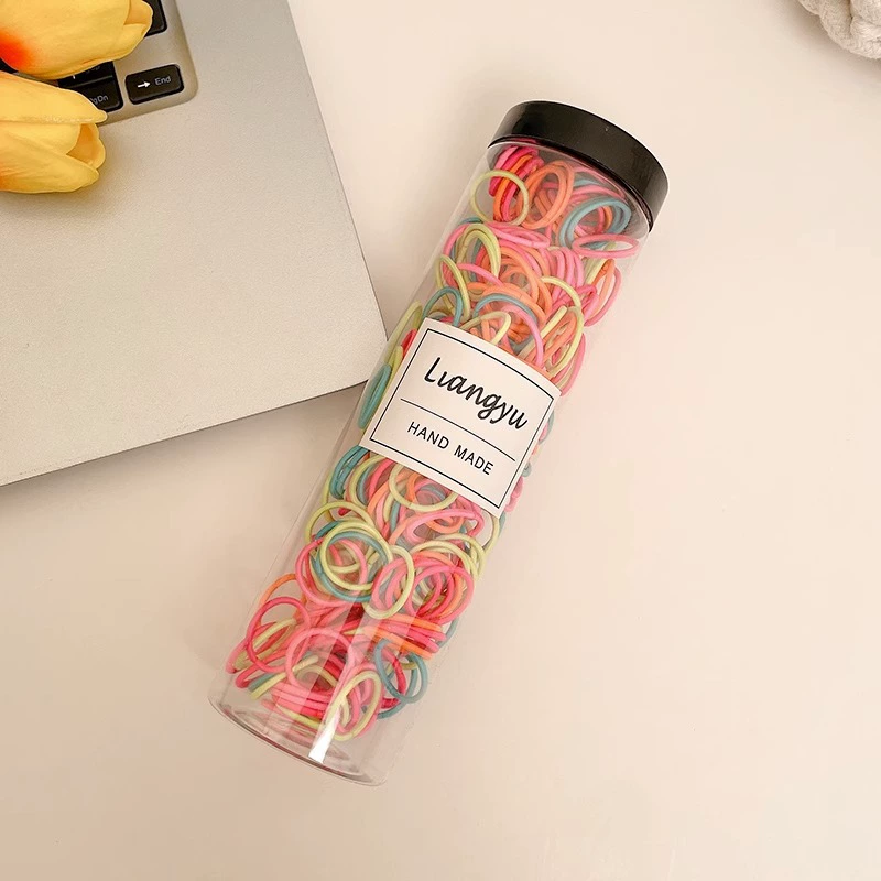 Summer elastic hair rope, durable high-quality hairgrip set, assorted colors (multi-pack)