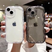 简约透明适用iphone16promax苹果手机壳15plus奶油14pro防摔13X