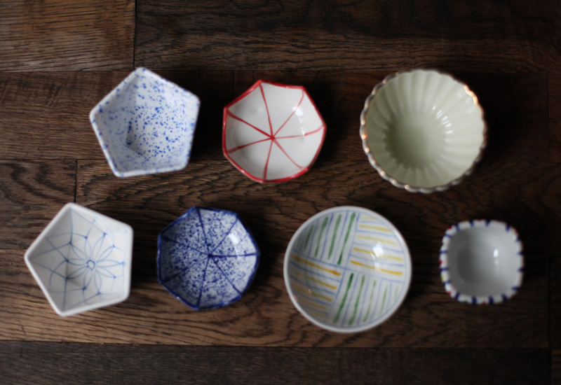 Mini small flavored disc day -style ceramic seasoning disk Creative…