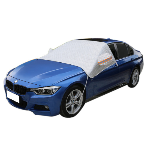 Car Front windshield cover, car cover, sunshade, rainproof, heat insulation, half cover, half car suit, outer cover, snow guard
