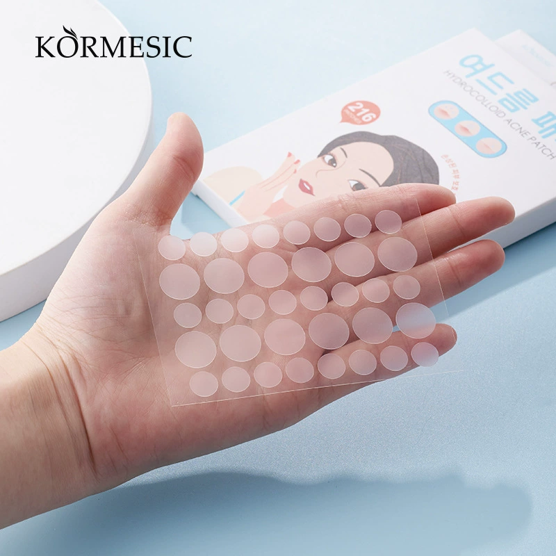 KORMESIC Невидимый вместительный пластырь от прыщей, английский, для импорта, оптом
