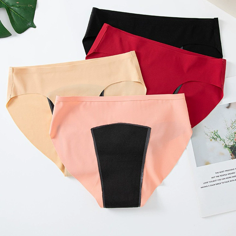 Трансграничные бесследные физиологические брюки большого размера большие соски тетя брюки трусы длинные весенние и летние трусики женские