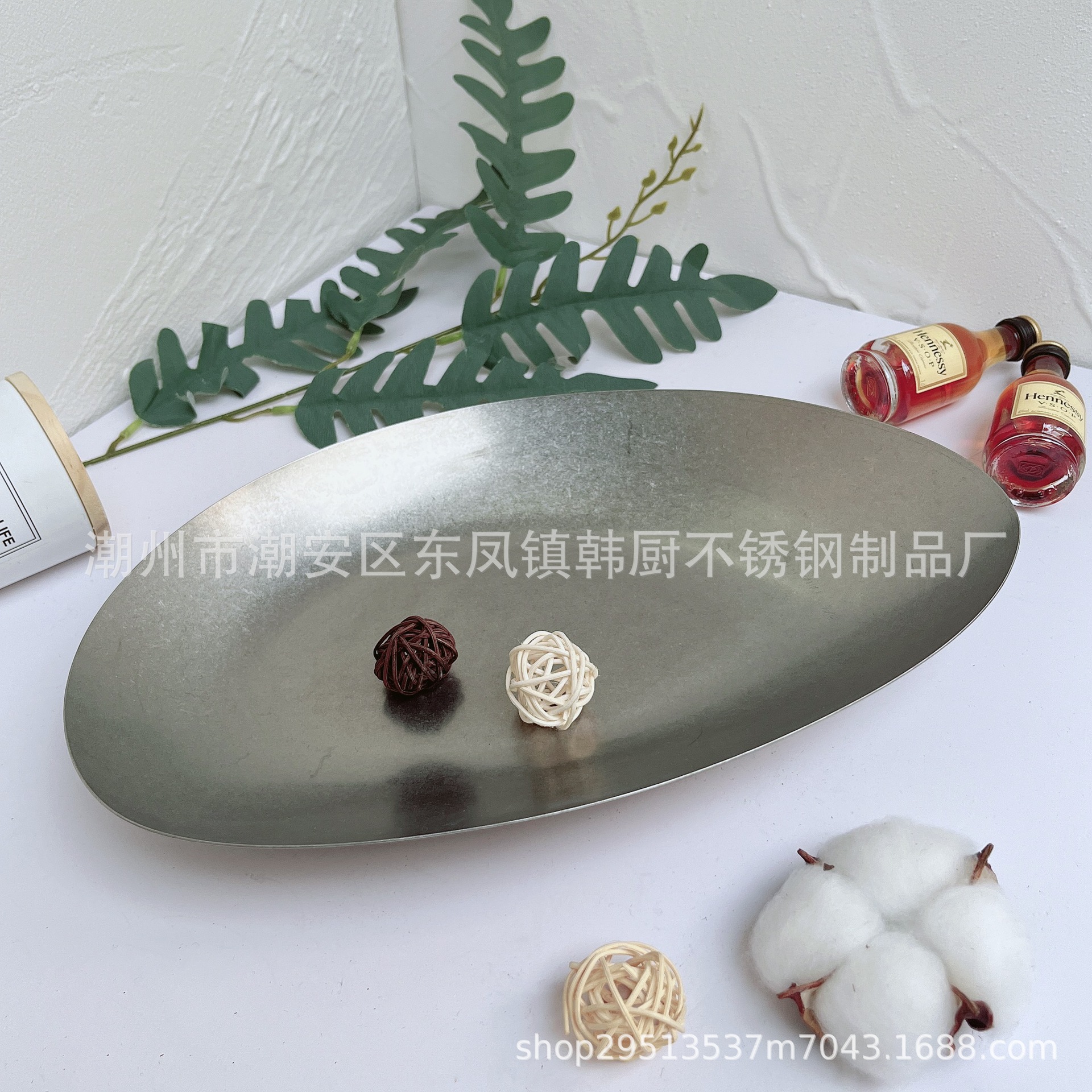 304 stainless steel retro dinner plate