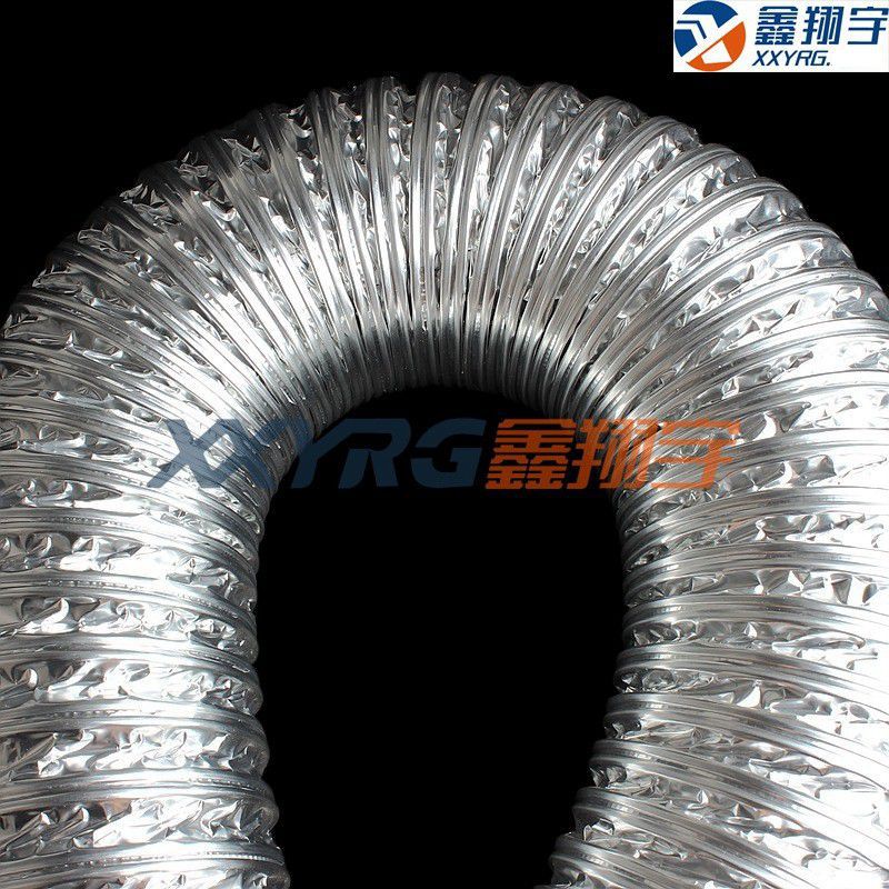 内夹铝箔风管/夹式硬质铝箔通风软管/无尘车间通风软管批发51mm