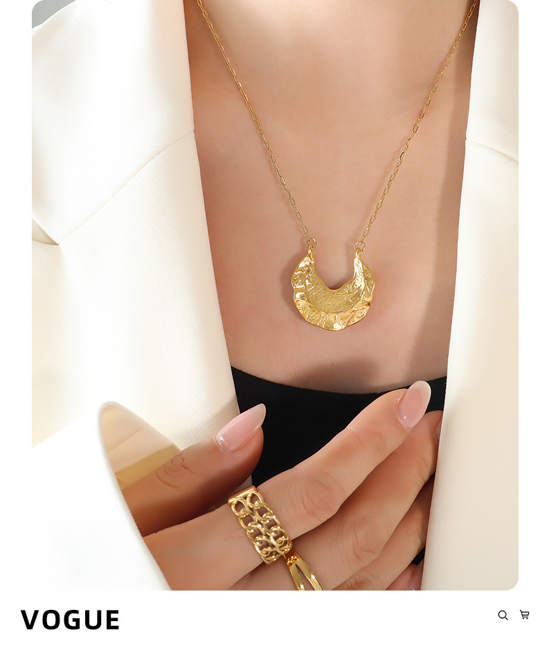 Ethnic Style Solid Color Titanium Steel Plating Jewelry Set