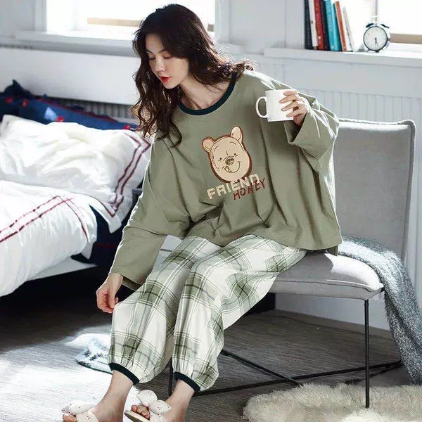 Green long-sleeve, trousers