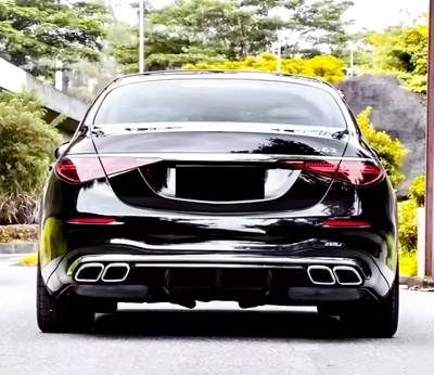Big Surrounded W223 S400 Modified with S63 - mercedes-benz-s63-rear-bumper-assembly
