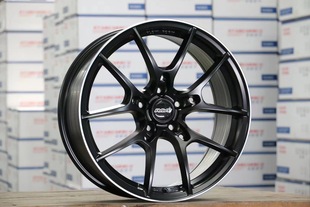 Spin-Cast Aluminum Alloy Car Wheel Rims, Modified Wheel Rims, Lightweight Wheels, Front Wheel Vacuum Tires, Matte Black