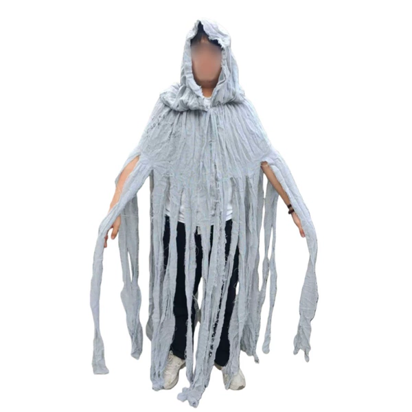 Gray cloth cloak