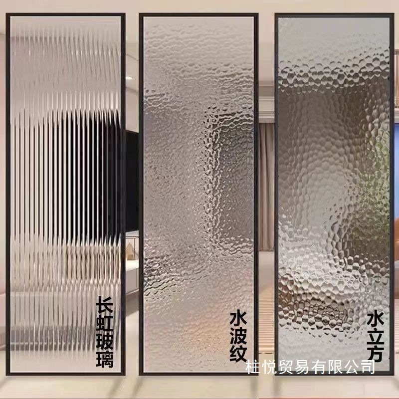 Glass Partition Iron Art Stainless Steel Modern Minimalist Restaurant Home Living Room Entrance Art Bathroom Screen Wholesale