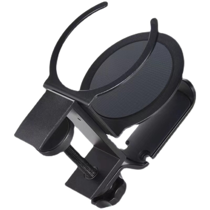 Multi-funcional de perforación libre de hierro taza de agua titular lado de la tabla de 360 grados giratoria auricular soporte titular de la taza de agua de fábrica directa