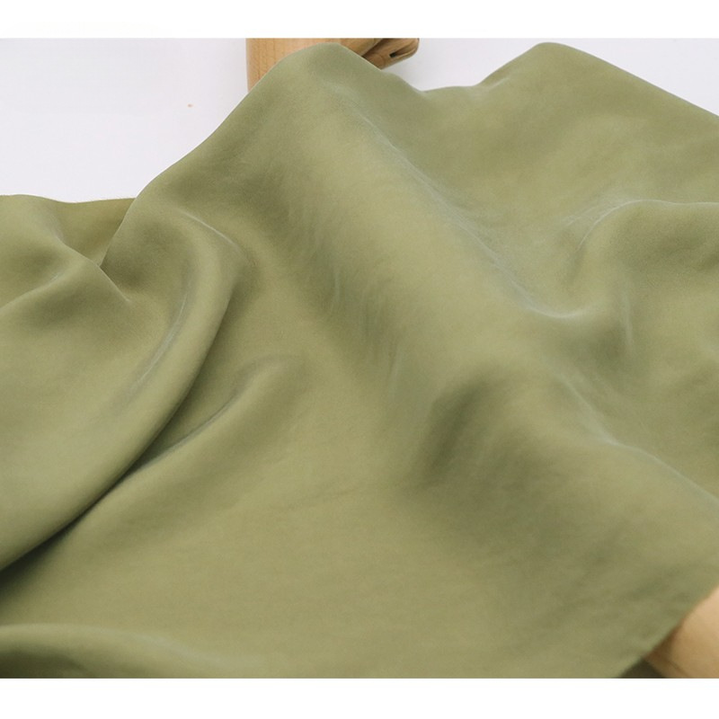 夏季薄款 斜纹铜氨丝布料 柔软垂坠感高档时装面料 旗袍汉服衬衫