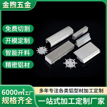 大功率散热器开模定制梳子固态工业铝型材cnc加工铝合金型材直供