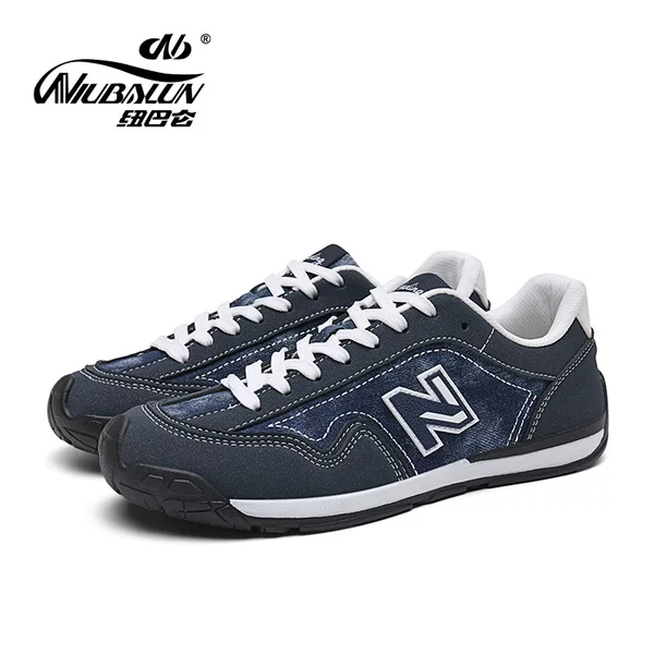 PLUS Putian denim blue dad shoes, New Balance couple retro running shoes, men's and women's sports casual shoes, Nb trendy shoes
