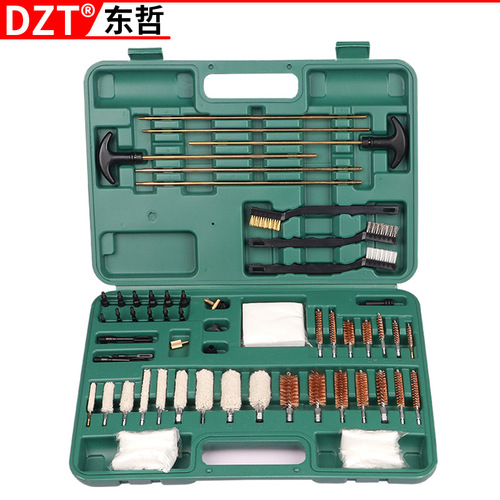 Green box new copper brush pipe dredging copper pipe wire brush full set of cleaning tool brush set aluminum alloy set