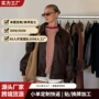 宽松爆款美式翻领皮衣
